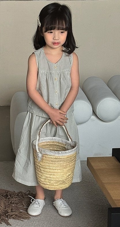 Little Rabbit - Korean Women Fashion - #thelittlethings - Mom Stripe Two-Piece - 6