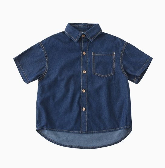 Little Rabbit - Korean Women Fashion - #womensfashion - Family Look Denim Shirt (Dad) - 6