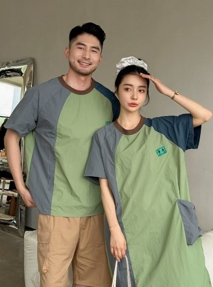 Little Rabbit - Korean Women Fashion - #womensfashion - Family Look Raglan One-piece (Mom) - 5