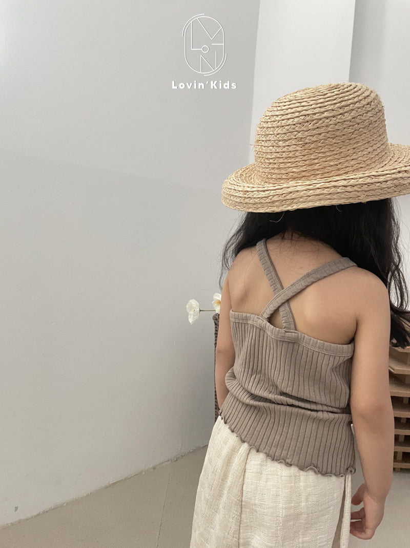 Lovin - Korean Baby Fashion - #onlinebabyshop - Cross Sleeveless Top - 4
