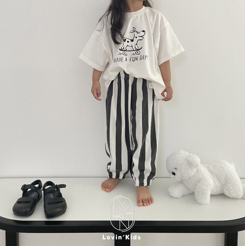 Lovin - Korean Baby Fashion - #babyboutique - Puppy Short Sleeve Tee