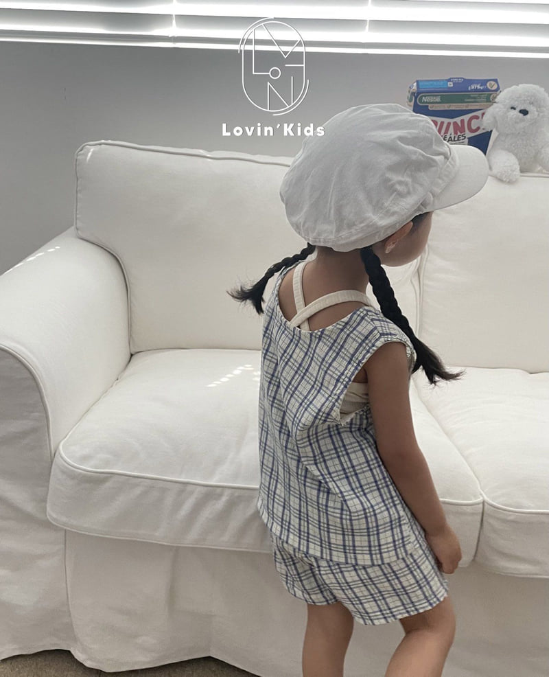 Lovin - Korean Baby Fashion - #babyboutiqueclothing - Tour Check Sleeveless Top - 5