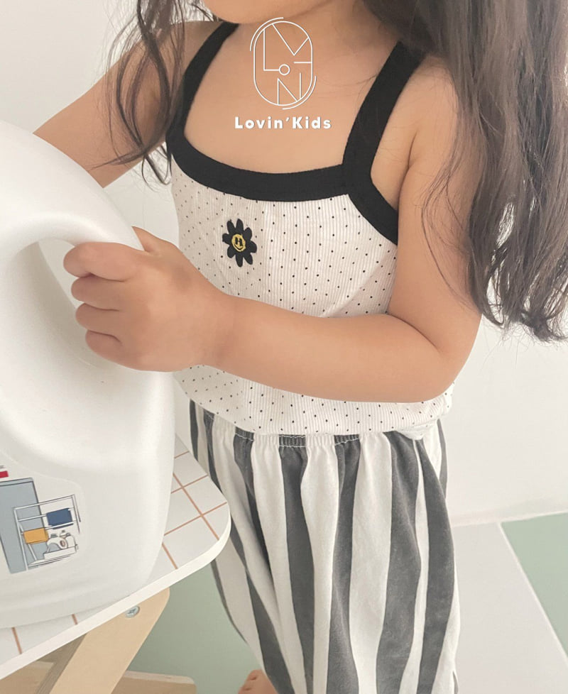 Lovin - Korean Baby Fashion - #babyclothing - Dot Sleeveless Top