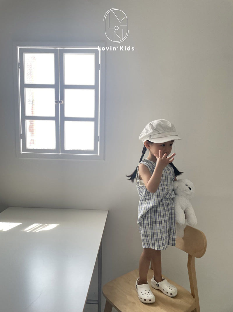Lovin - Korean Baby Fashion - #babyfashion - Beach Check Shorts - 6