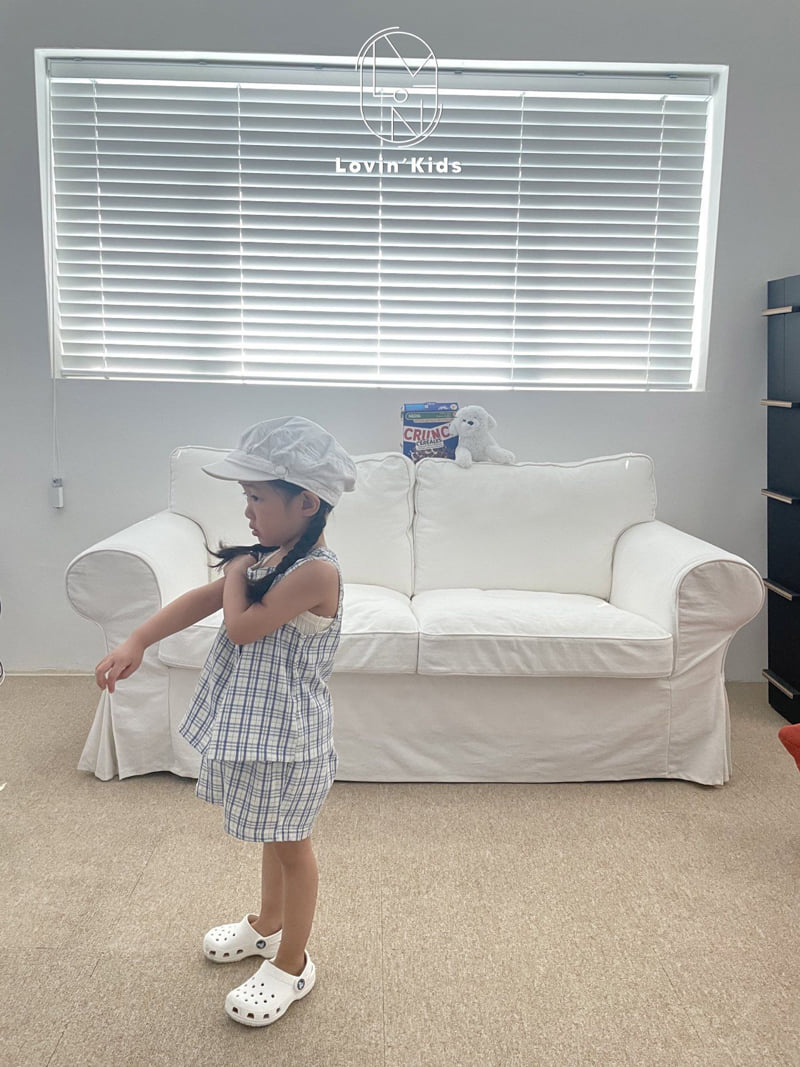 Lovin - Korean Baby Fashion - #babyfever - Beach Check Shorts - 7