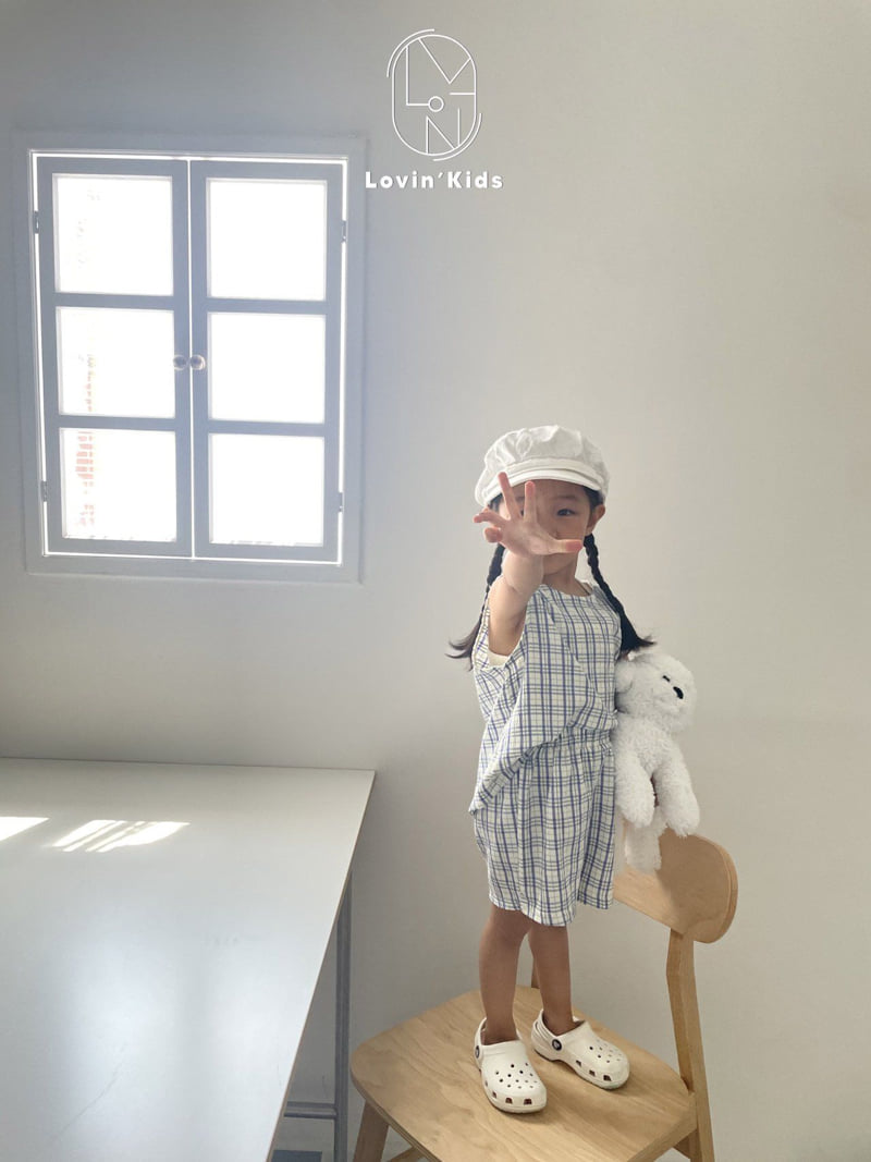 Lovin - Korean Baby Fashion - #babygirlfashion - Tour Check Sleeveless Top - 9