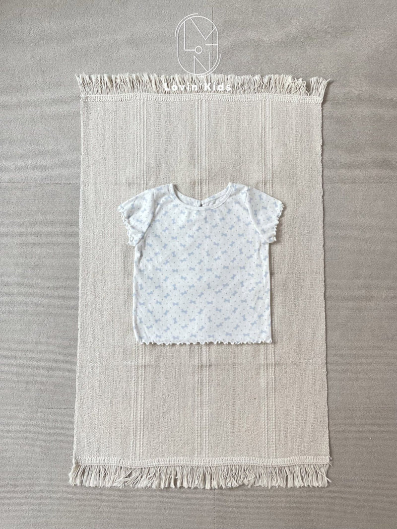 Lovin - Korean Baby Fashion - #babylifestyle - Mini Ribbon Tee - 10