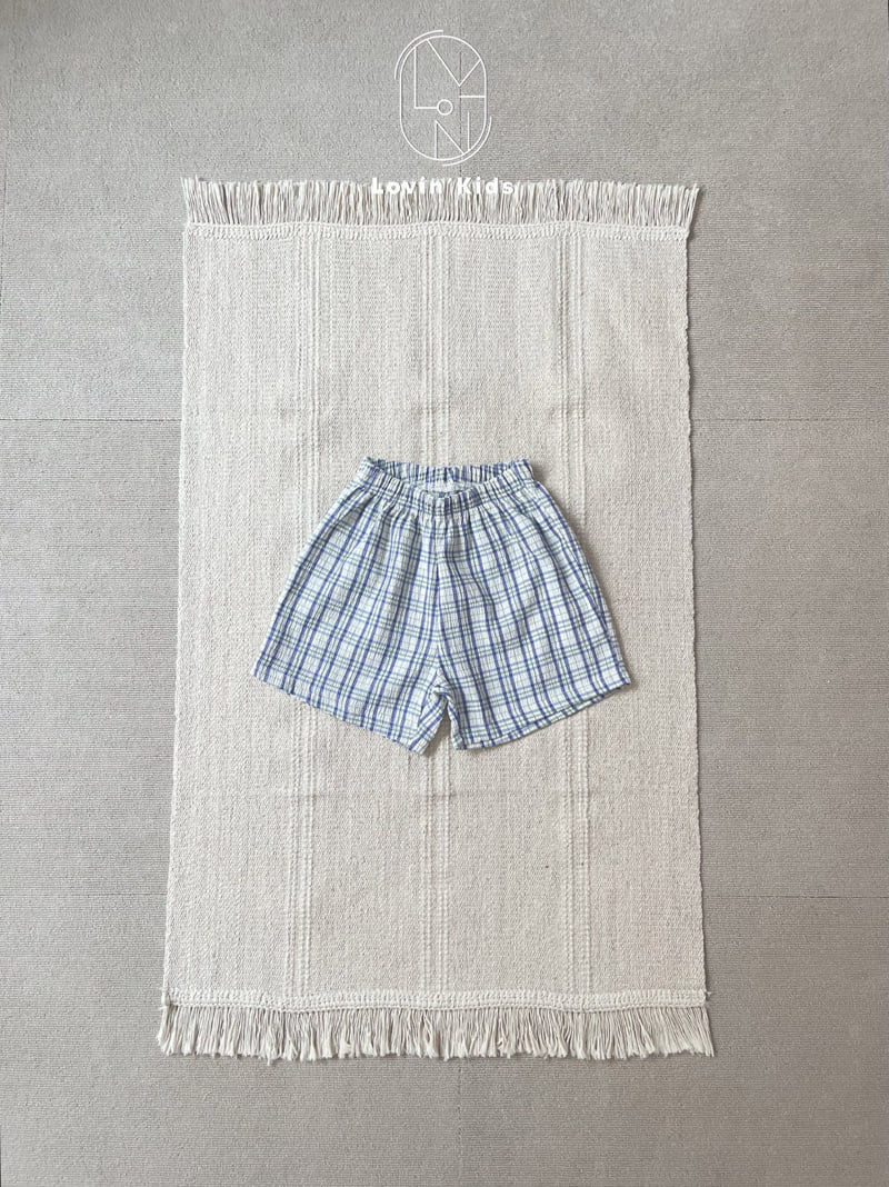 Lovin - Korean Baby Fashion - #babyoninstagram - Beach Check Shorts - 10