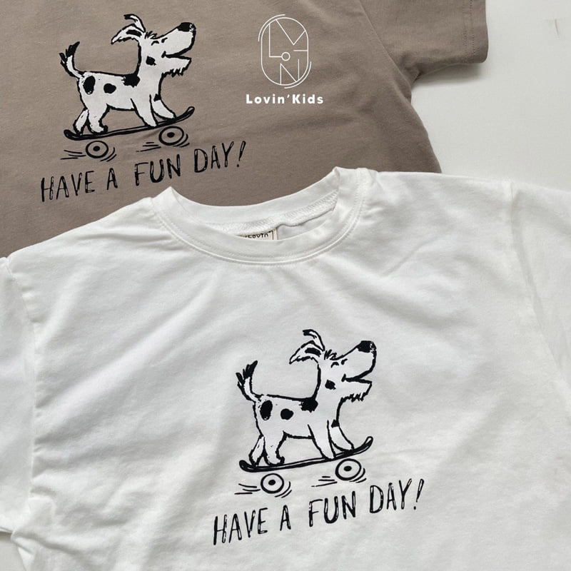 Lovin - Korean Baby Fashion - #babyoninstagram - Puppy Short Sleeve Tee - 9