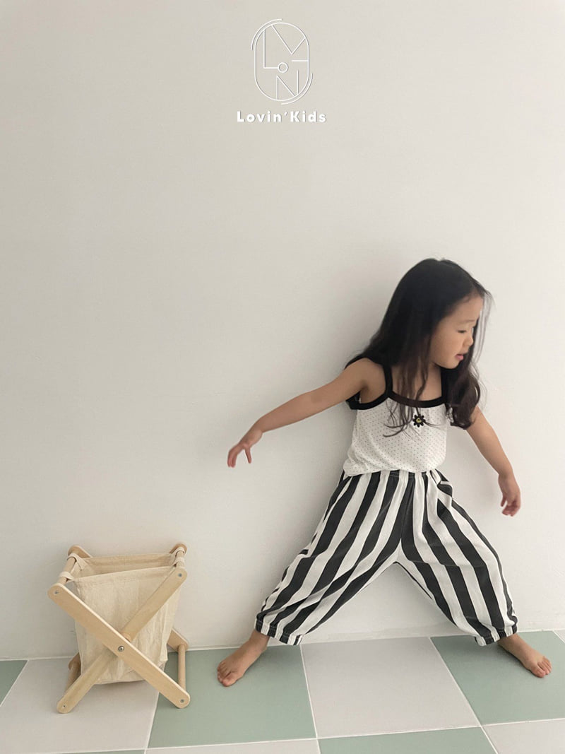 Lovin - Korean Baby Fashion - #babyootd - Dot Sleeveless Top - 7