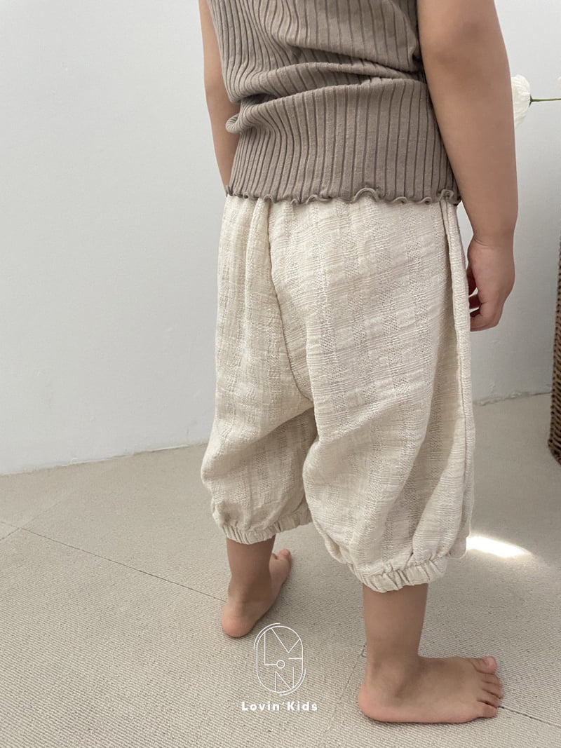 Lovin - Korean Baby Fashion - #babyootd - Honeycomb Pants - 3
