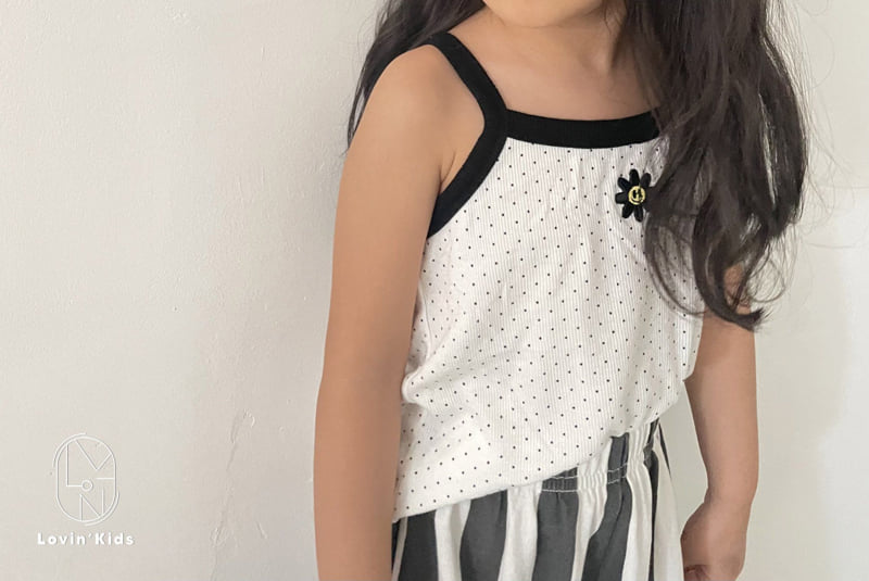 Lovin - Korean Baby Fashion - #babyoutfit - Dot Sleeveless Top - 8