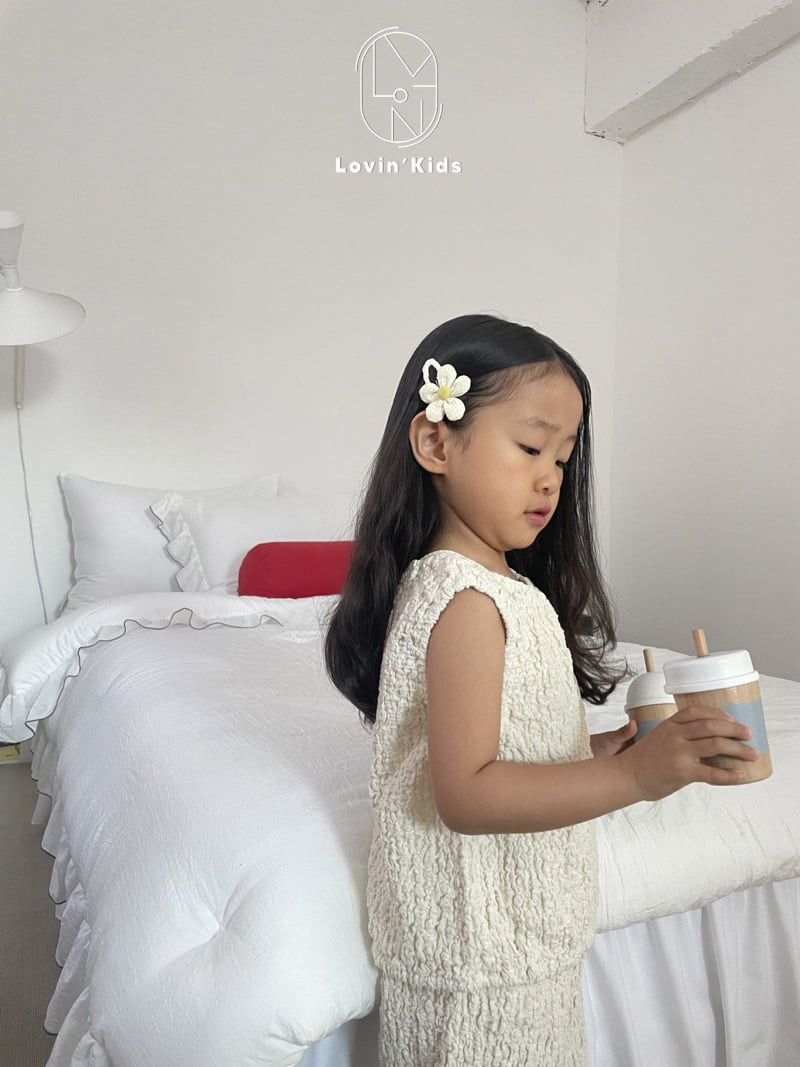 Lovin - Korean Baby Fashion - #babyoutfit - Wrinkle Sleeveless Top - 5