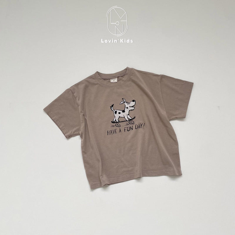 Lovin - Korean Baby Fashion - #babyoutfit - Puppy Short Sleeve Tee - 11