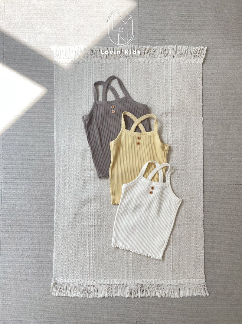 Lovin - Korean Baby Fashion - #babywear - Cross Sleeveless Top