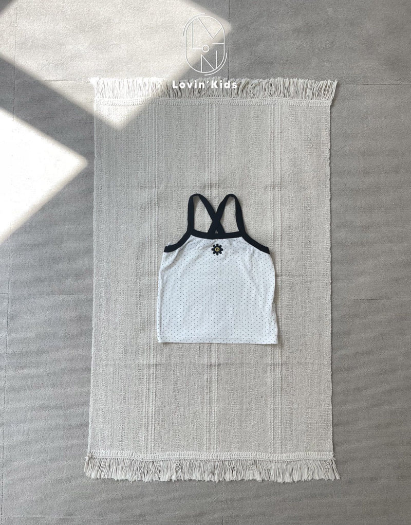 Lovin - Korean Baby Fashion - #onlinebabyboutique - Dot Sleeveless Top - 11