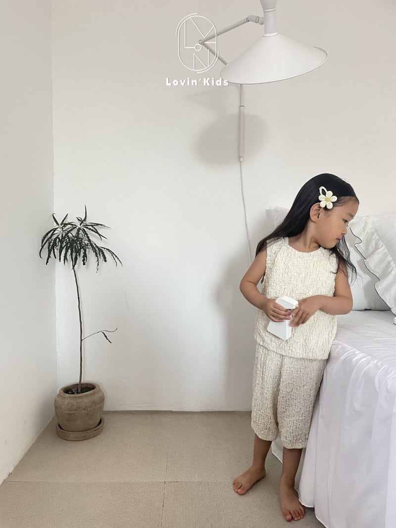 Lovin - Korean Baby Fashion - #onlinebabyboutique - Wrinkle Sleeveless Top - 8