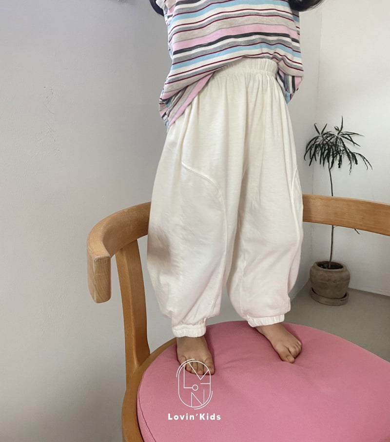 Lovin - Korean Baby Fashion - #onlinebabyboutique - Side Jogger Pants - 3