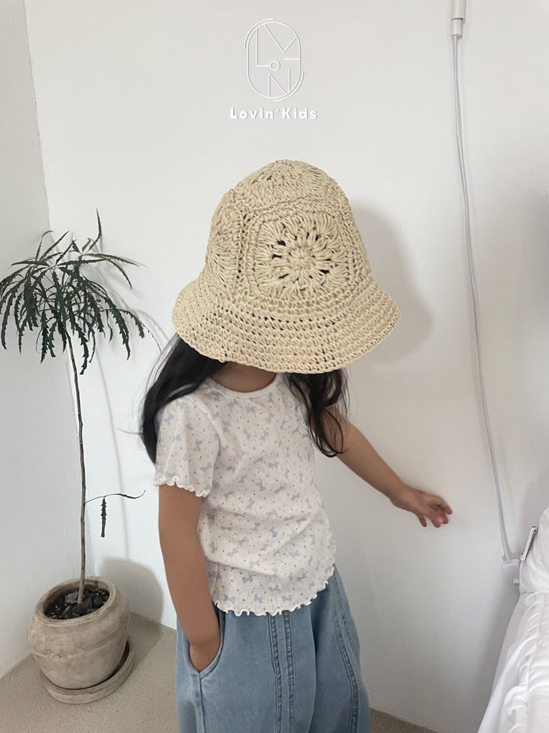 Lovin - Korean Baby Fashion - #onlinebabyboutique - Mini Ribbon Tee