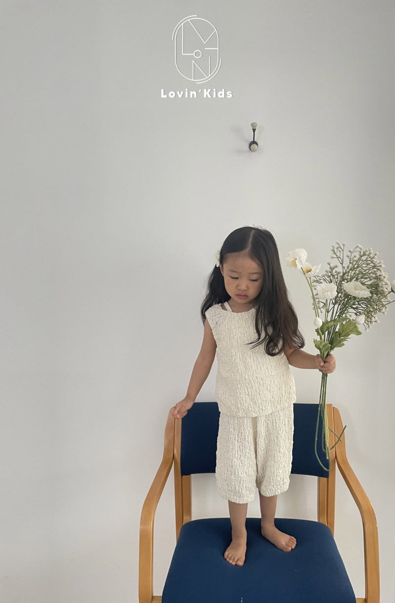 Lovin - Korean Baby Fashion - #onlinebabyshop - Wrinkle Sleeveless Top - 9