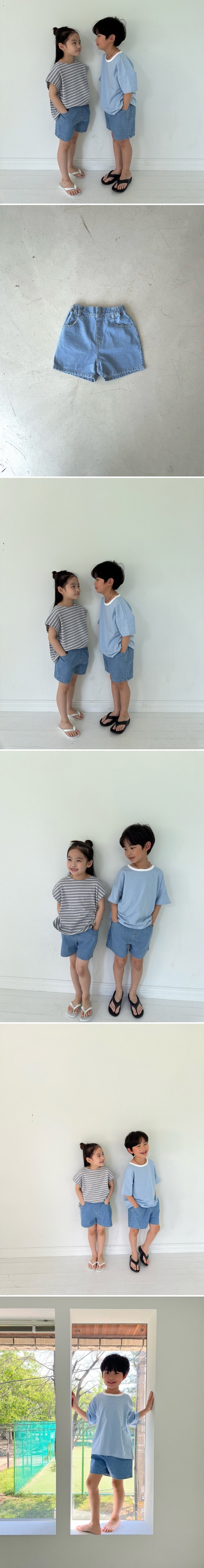 Made Studio - Korean Children Fashion - #kidsshorts - Denim Shorts