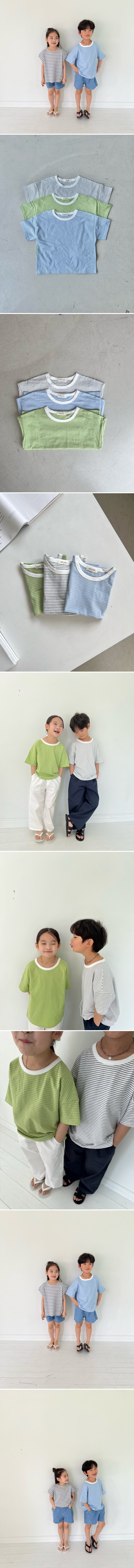 Made Studio - Korean Children Fashion - #stylishchildhood - Strong Stripe Tee