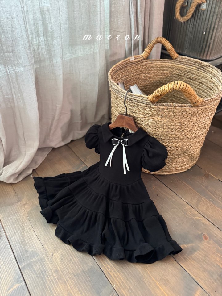 Marron - Korean Baby Fashion - #babyboutique - Coco Dress - 2