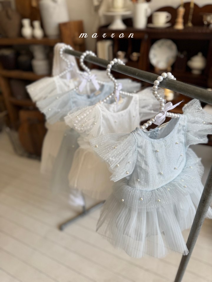 Marron - Korean Baby Fashion - #babyboutique - Pearl Bodysuit - 5