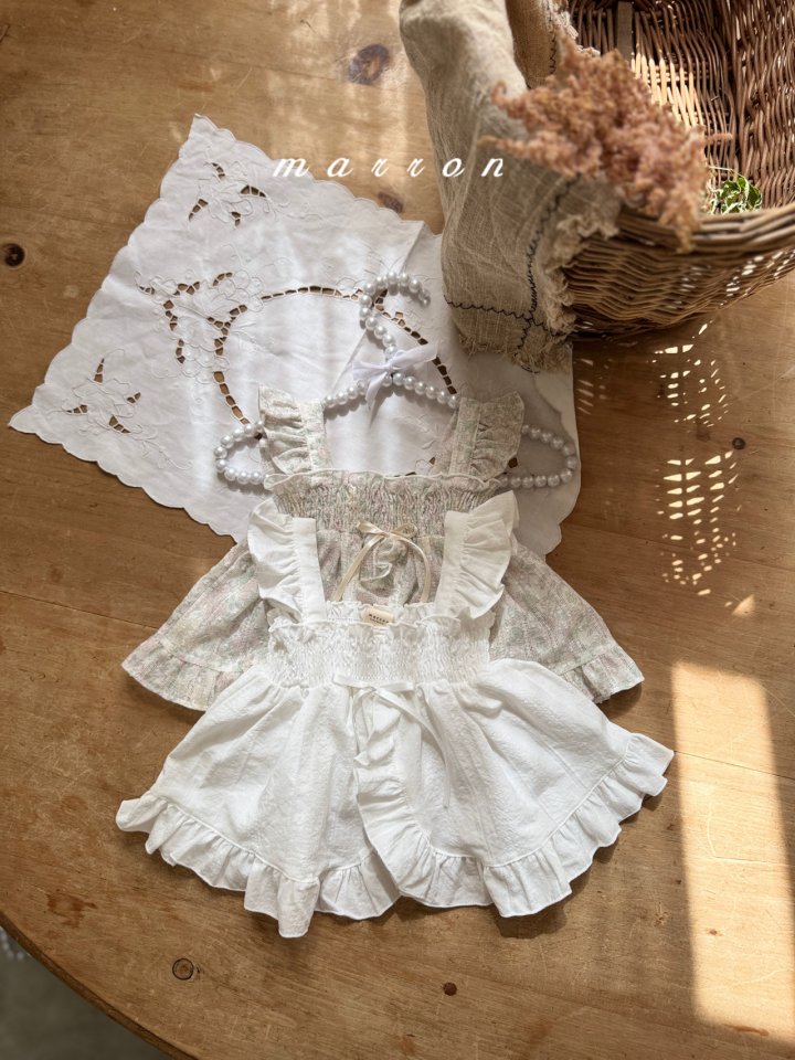 Marron - Korean Baby Fashion - #babyboutique - Bebe Misa Blouse - 2