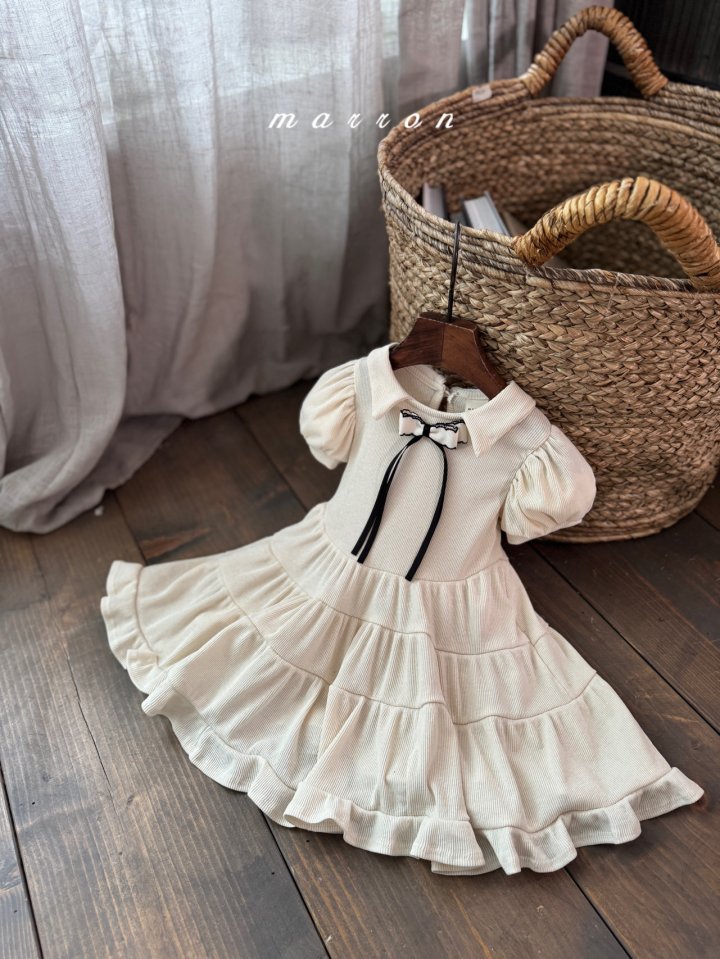 Marron - Korean Baby Fashion - #babyboutiqueclothing - Coco Dress - 4