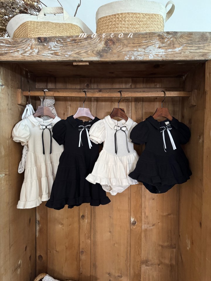 Marron - Korean Baby Fashion - #babyfever - Coco Dress - 6