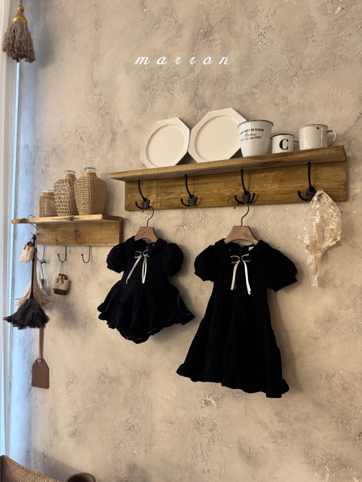 Marron - Korean Baby Fashion - #babygirlfashion - Coco Dress - 7