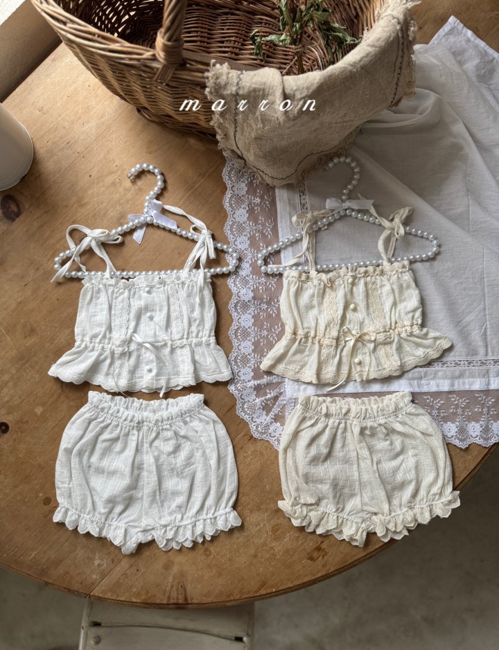 Marron - Korean Baby Fashion - #babygirlfashion - Madeleine Blouse - 2