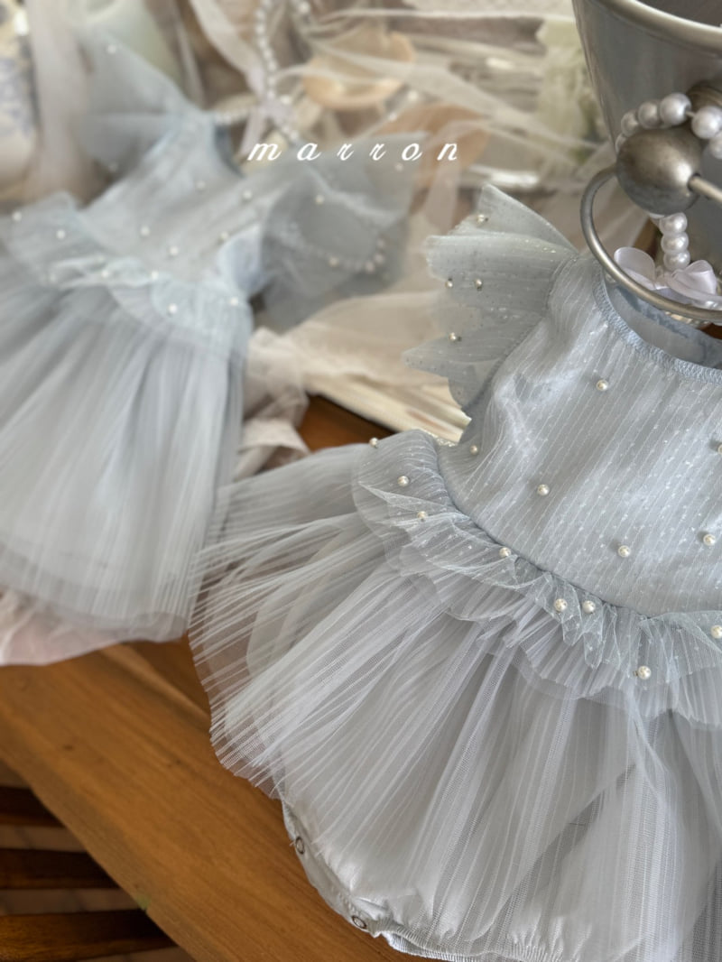 Marron - Korean Baby Fashion - #babylifestyle - Pearl Bodysuit - 11