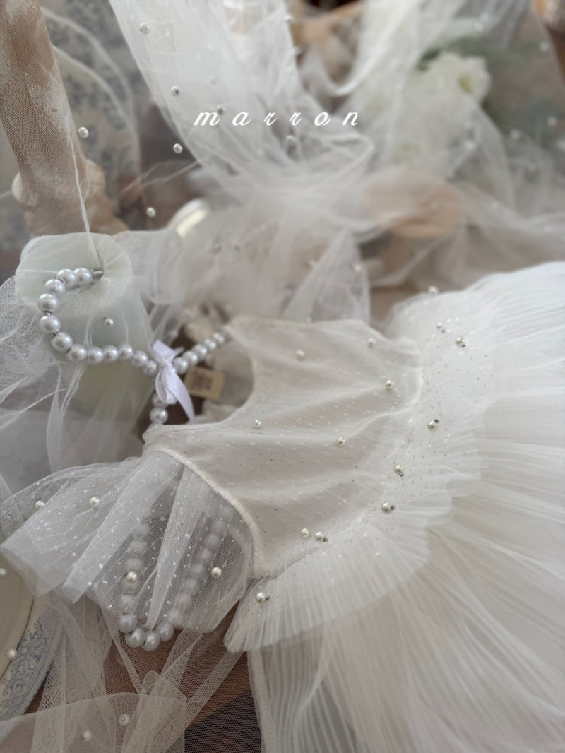 Marron - Korean Baby Fashion - #babyoninstagram - Pearl Bodysuit - 12