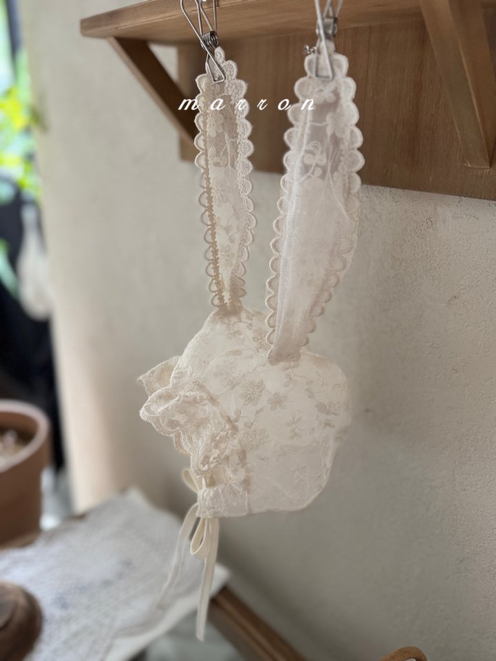 Marron - Korean Baby Fashion - #babyootd - Rabbit Bonnet