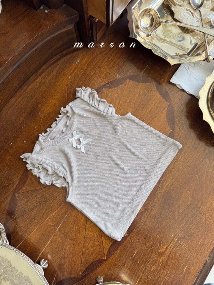 Marron - Korean Baby Fashion - #babyootd - Mimi Tee - 2