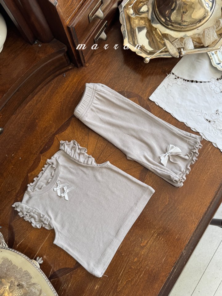 Marron - Korean Baby Fashion - #babyoutfit - Mimi Tee - 4