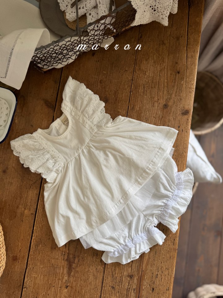 Marron - Korean Baby Fashion - #babyoutfit - Dot Pants (Bebe) - 11