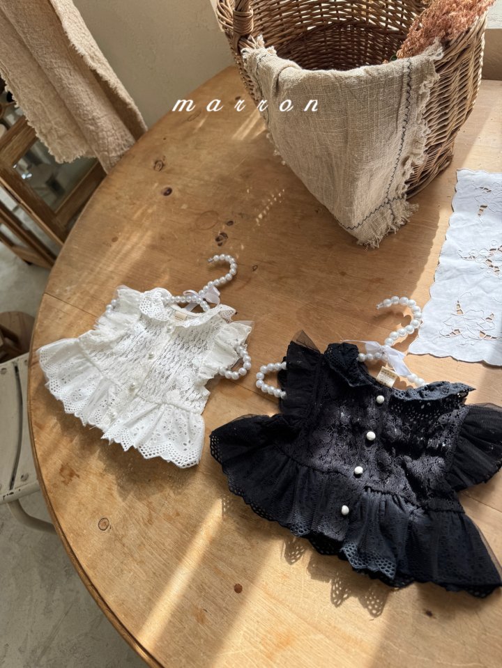 Marron - Korean Baby Fashion - #smilingbaby - Blossom Vest - 3