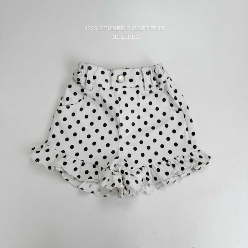 Melikey - Korean Children Fashion - #Kfashion4kids - Dot Frill Shorts - 8