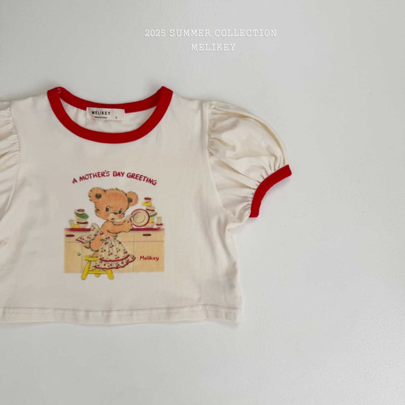 Melikey - Korean Children Fashion - #kidzfashiontrend - Kitchen Bear Tee - 4