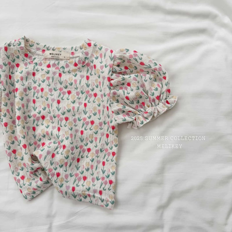 Melikey - Korean Children Fashion - #childofig - Tulip Puff Tee - 5