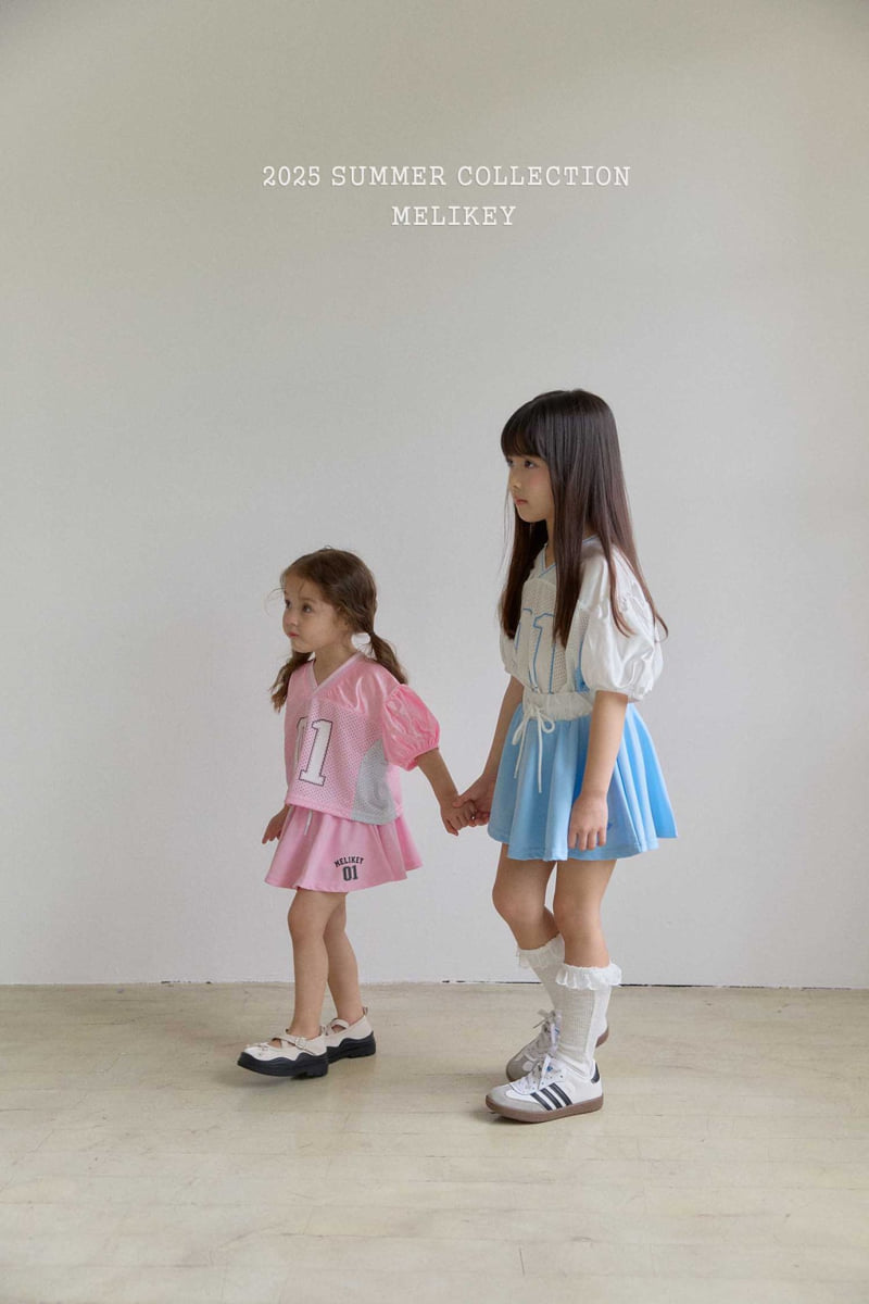 Melikey - Korean Children Fashion - #childofig - 01 Mesh Puff Tee - 12