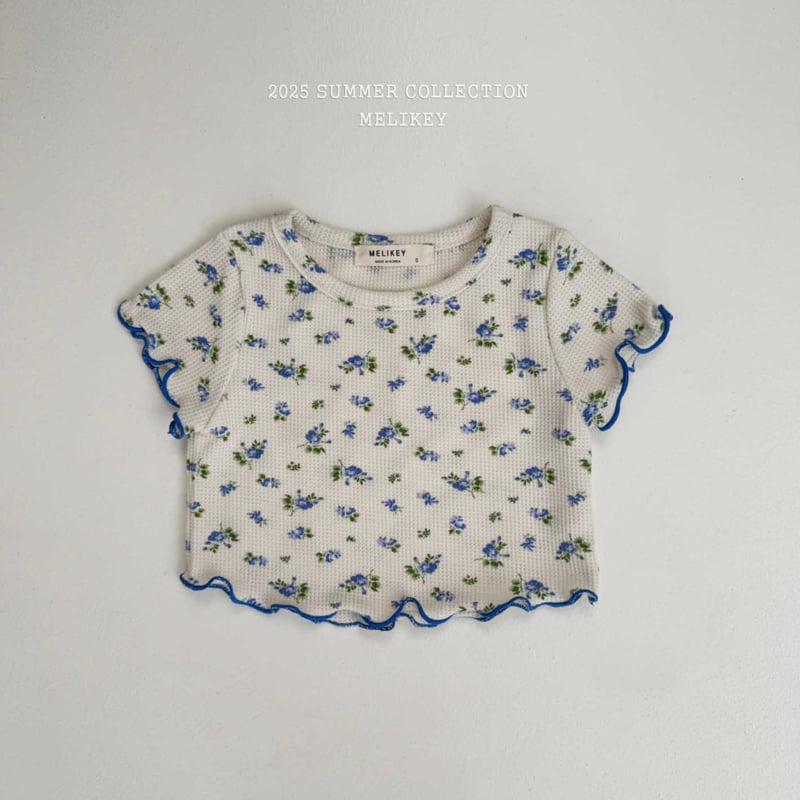 Melikey - Korean Children Fashion - #childofig - Flower Flowy Tee - 6