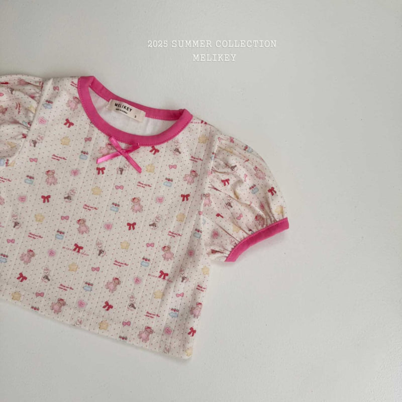 Melikey - Korean Children Fashion - #childrensboutique - Doll Play Puff Tee - 5