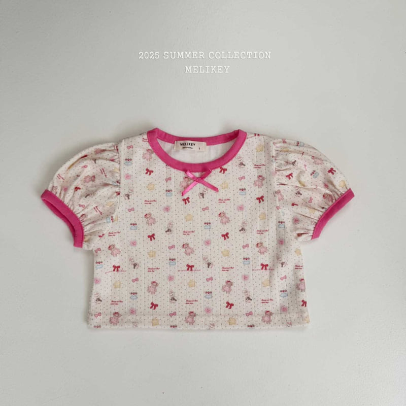 Melikey - Korean Children Fashion - #designkidswear - Doll Play Puff Tee - 6