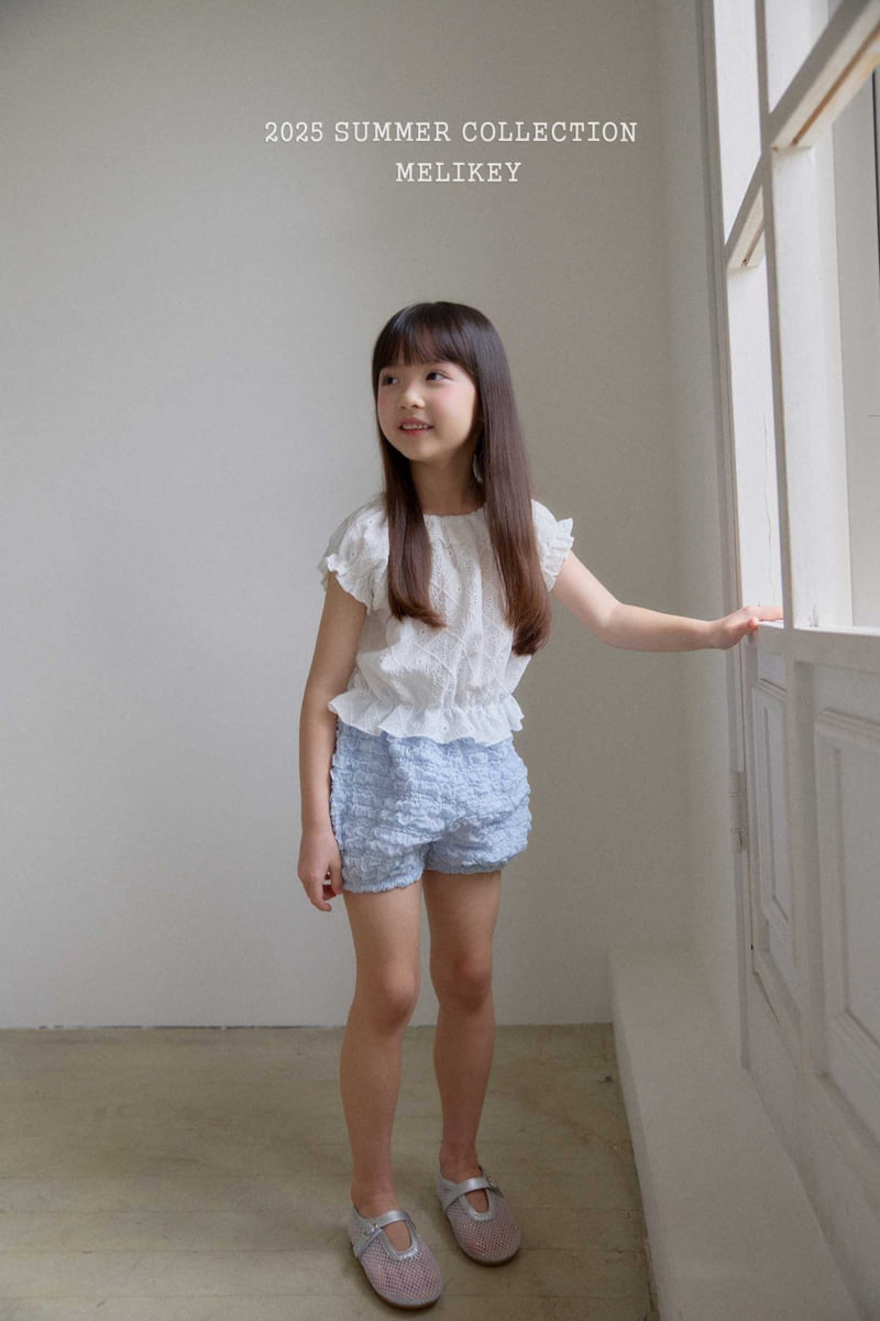 Melikey - Korean Children Fashion - #fashionkids - Lemon Short Sleeve Blouse - 12