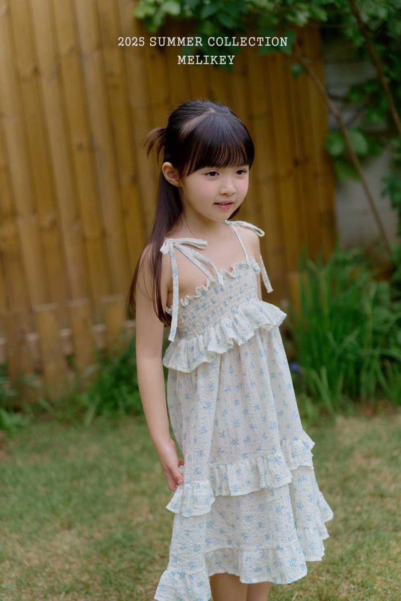 Melikey - Korean Children Fashion - #fashionkids - Strawberry Flower Tiered One-piece - 11