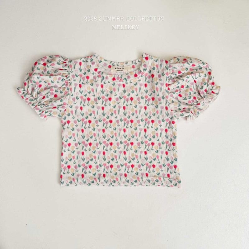 Melikey - Korean Children Fashion - #fashionkids - Tulip Puff Tee - 9